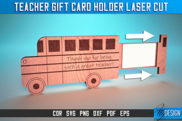 Download Teacher Gift Card Holder Laser Cut SVG - Premium Bundle