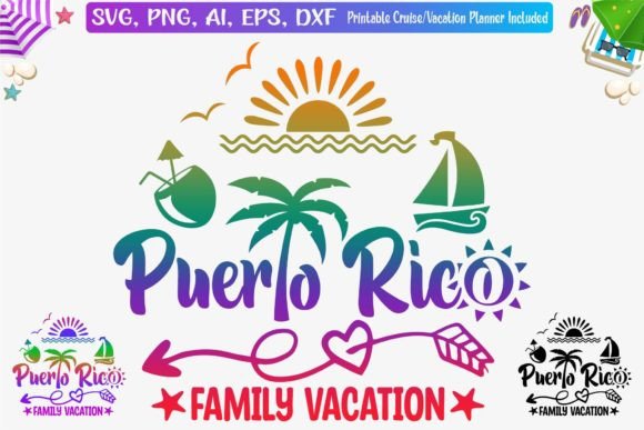 Download Puerto Rico Family Vacation SVG, PNG - Vacation svg Collection