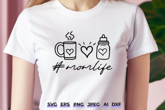 Download Hashtag Mom Life SVG DXF - Mothers Day - Mom life Collection
