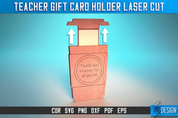 Download Teacher Gift Card Holder Laser Cut SVG | - Premium Resources